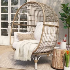 Front Page 24 Southport Patio Egg Chair - Opalhouse