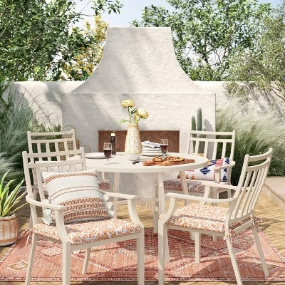 5' X 7' Sunset Moroccan Woven Tapestry Outdoor Rug Coral - Opalhouse™ 1 5' X 7' Sunset Moroccan Woven Tapestry Outdoor Rug Coral - Opalhouse™