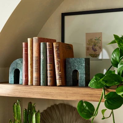Marble Bookend Green - Opalhouse™ Designed With Jungalow™ 1 Marble Bookend Green - Opalhouse™ Designed With Jungalow™