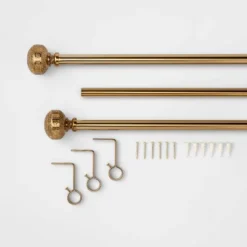 Front Page 38 Stamped Metal Knob Curtain Rod - Opalhouse