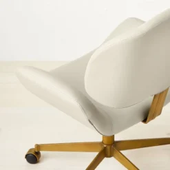 Mahonia Faux Leather Office Chair Cream/Aged Brass - Opalhouse™ Designed With Jungalow™ 9 Mahonia Faux Leather Office Chair Cream/Aged Brass - Opalhouse™ Designed With Jungalow™ -Opalhouse GUEST 3f7c3942 9986 4909 9772 5880d96ce1e9