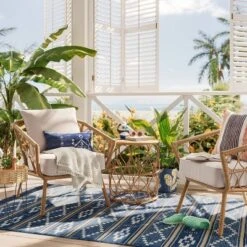 Front Page 27 2pc Britanna Outdoor Patio Chairs, Club Chairs Natural - Opalhouse™