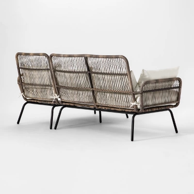 Latigo Patio Sectional Gray/Brown/Linen - Opalhouse™ 3 Latigo Patio Sectional Gray/Brown/Linen - Opalhouse™ - Image 3