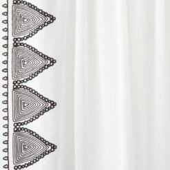 1pc Light Filtering Diamond Border Window Curtain Panel White - Opalhouse™ Designed With Jungalow™ 6 1pc Light Filtering Diamond Border Window Curtain Panel White - Opalhouse™ Designed With Jungalow™ -Opalhouse GUEST 6a1227ec a22c 4a58 b5cd ea3e9bda3f45
