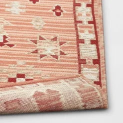 7'x10' Tapestry Rectangular Woven Outdoor Area Rug Red/Pink - Opalhouse™ 5 7'x10' Tapestry Rectangular Woven Outdoor Area Rug Red/Pink - Opalhouse™ -Opalhouse GUEST 77b641b6 dcd1 40f9 b161 7be739e1e714 1
