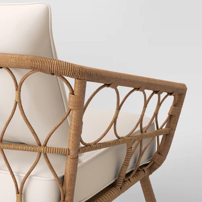 Britanna Patio Loveseat, Outdoor Furniture - Natural - Opalhouse™ 4 Britanna Patio Loveseat, Outdoor Furniture - Natural - Opalhouse™ - Image 4