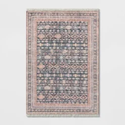Alexandra Floral Printed Border Persian Rug Blush - Opalhouse™ 9 Alexandra Floral Printed Border Persian Rug Blush - Opalhouse™ -Opalhouse GUEST b64cccec 5c26 44cb bb19 1be2036f9757