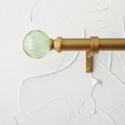Faux Jade Ball Curtain Rod Brass - Opalhouse™ Designed With Jungalow™ 5 Faux Jade Ball Curtain Rod Brass - Opalhouse™ Designed With Jungalow™ -Opalhouse GUEST d7507ef0 fa5a 4b13 920f 0c72746f2e61