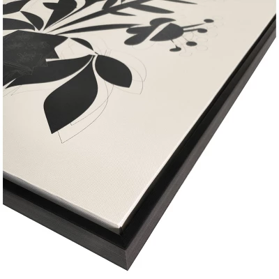 (Set Of 3) 24" X 30" Reductive Floral Framed Wall Canvas - Opalhouse™ Designed With Jungalow™ 4 (Set Of 3) 24" X 30" Reductive Floral Framed Wall Canvas - Opalhouse™ Designed With Jungalow™ - Image 4